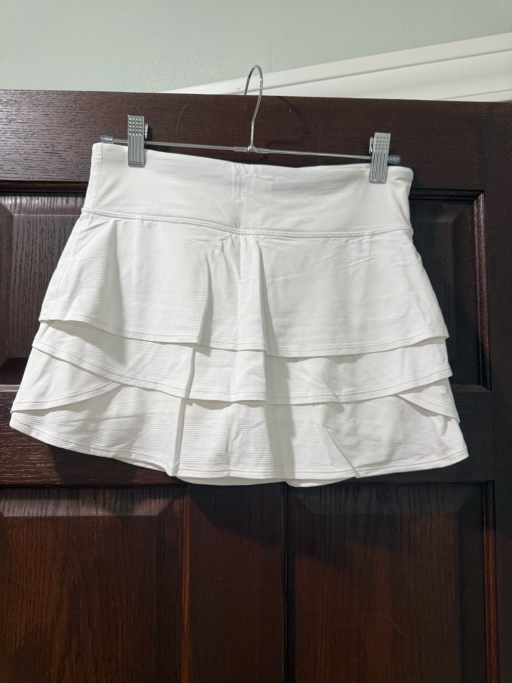 Athleta White Tiered Ruffle Girls' Skort